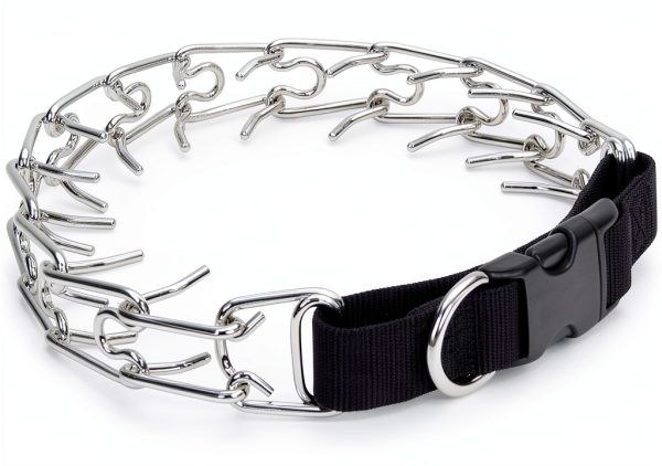 Titan Easy-On Dog Prong Training Collar Black-0