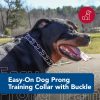 Titan Easy-On Dog Prong Training Collar Black-1
