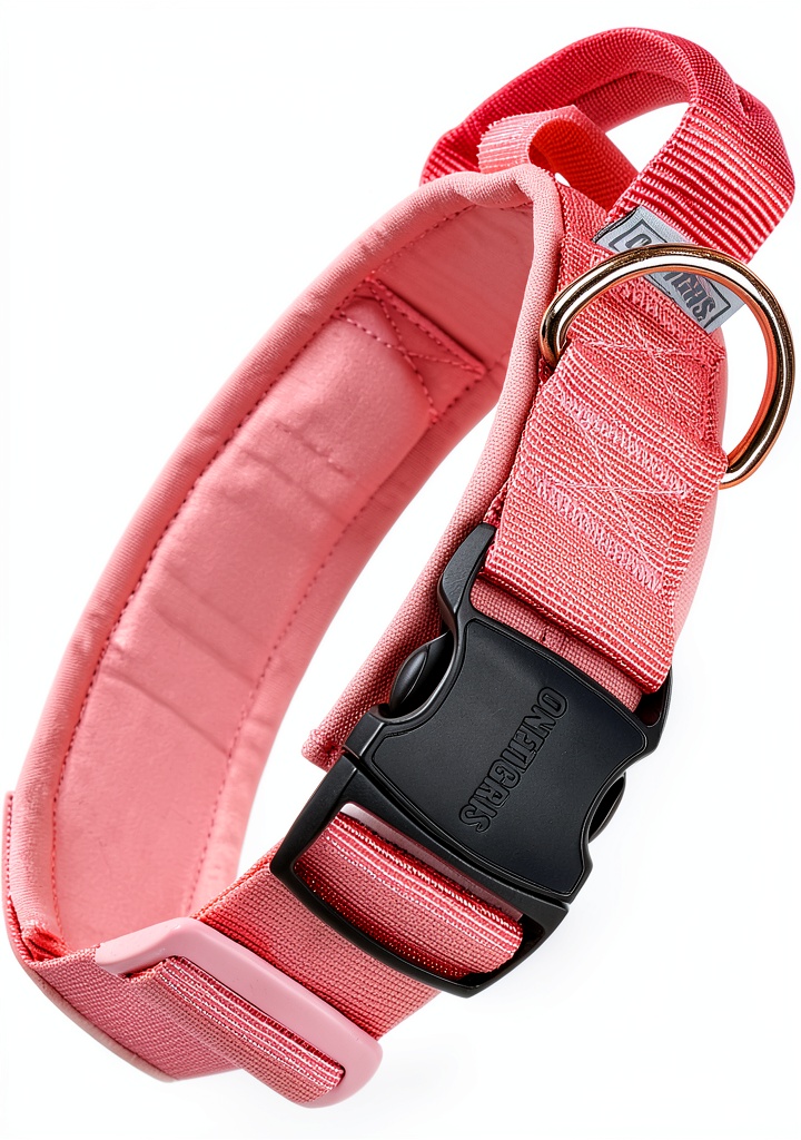 OneTigris tactical dog collar being used on a hiking trail