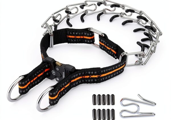 JIPIMON Pinch Training Collar Stainless Steel-0