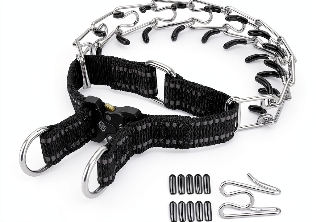 JIPIMON collar being adjusted on a dog’s neck