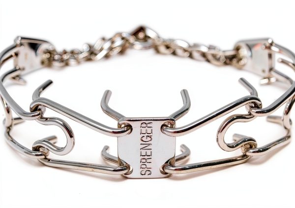 Herm Sprenger Chrome Prong Dog Collar Large X-Large 4mm 25in-4
