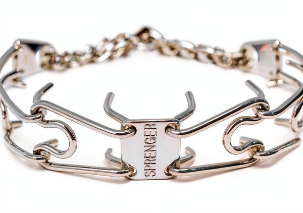 Herm Sprenger Silver Prong Collar Dog Training 3mm Chrome Steel-4