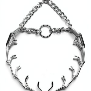 Herm Sprenger Chrome Prong Dog Collar Large X-Large 4mm 25in-0