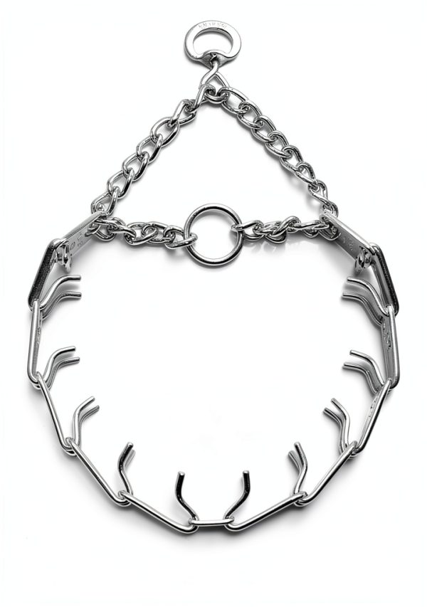 Herm Sprenger Chrome Prong Dog Collar Large X-Large 4mm 25in-0