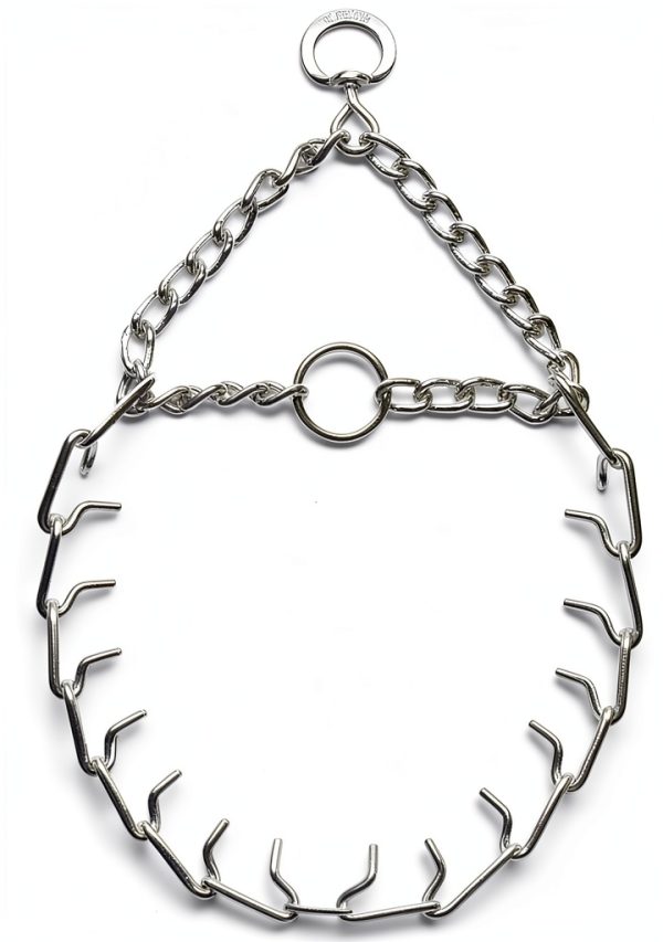 Herm Sprenger Silver Prong Collar Dog Training 3mm Chrome Steel-0