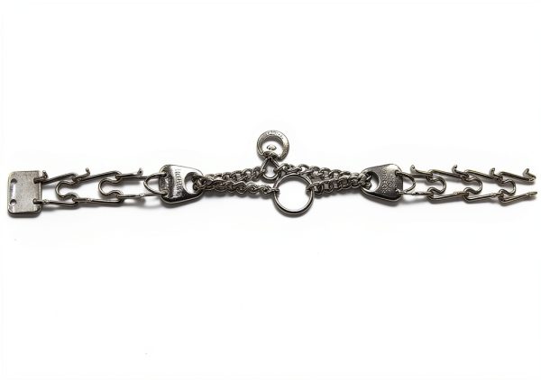 Herm Sprenger Ultra-Plus Prong Collar Silver Small Size 2.25mm Gauge-4