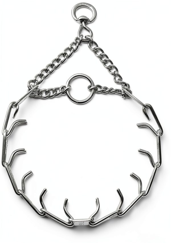 Herm Sprenger Ultra-Plus Prong Collar Silver Small Size 2.25mm Gauge-0