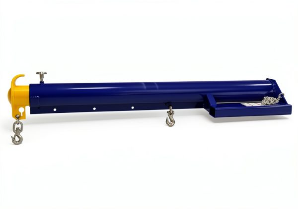 Vestil Steel Telescoping Lift Boom 36in Fork Pocket 4,000lb Blue-1