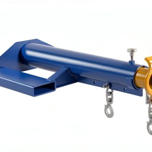 Steel Shorty Telescoping Lift Boom Vestil 24in Blue LMS-EBT-46-6-0