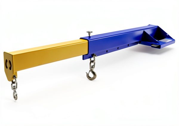 Vestil LM-EBT-8-24 Steel Telescoping Lift Boom Pocket 8,000lb Blue-2