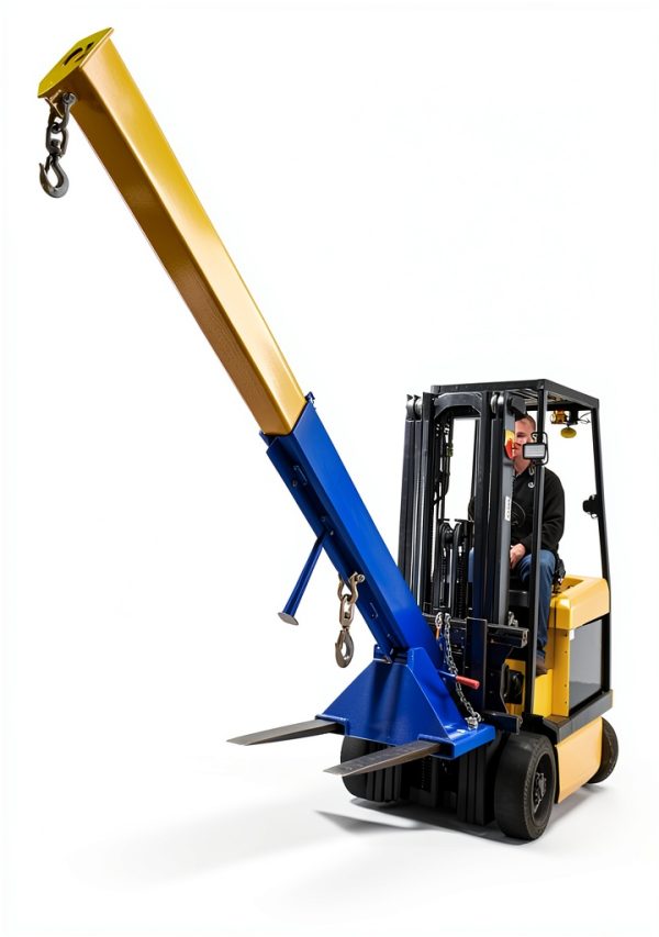 Vestil Orbit Telescoping Lift Boom 8000lb 36" Pocket Blue LM-OBT-8-36-4