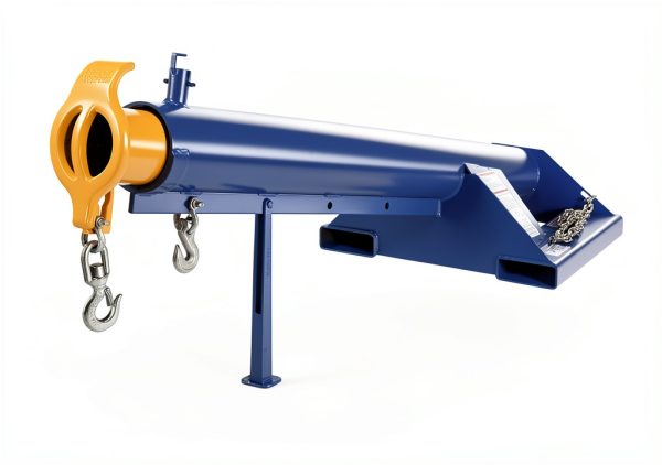 Vestil LM-F15-4-24 Steel Lift Master Boom 24 In. Fixed 15 Degrees 4,000 Lb. Capacity Blue and Yellow-1