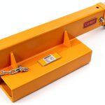 Silver Forklift Short Mobile Crane Lifting Hoist Jib Boom Attachment – 9900lb Capacity, Heavy Duty Tool For Forklifts Industrial Use-0