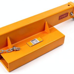 Silver Forklift Short Mobile Crane Lifting Hoist Jib Boom Attachment – 9900lb Capacity, Heavy Duty Tool For Forklifts Industrial Use-0