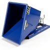 Vestil D-50-MD Steel Medium Duty Self Dumping Hopper 1/2 Cubic Yard 4000 Lb. Capacity Blue-5