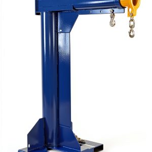 Vestil Steel High Rise Telescoping Boom 36in Fork Pocket 6000lb Blue-0
