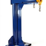 Vestil Steel High Rise Telescoping Boom 30in Fork Pocket 6000lb Blue-0