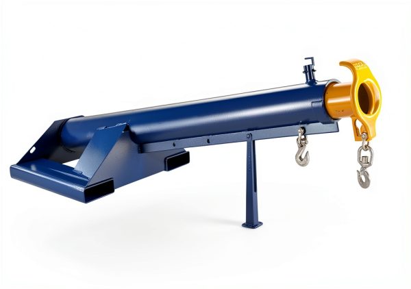 Vestil LM-F15-4-24 Steel Lift Master Boom 24 In. Fixed 15 Degrees 4,000 Lb. Capacity Blue and Yellow-0