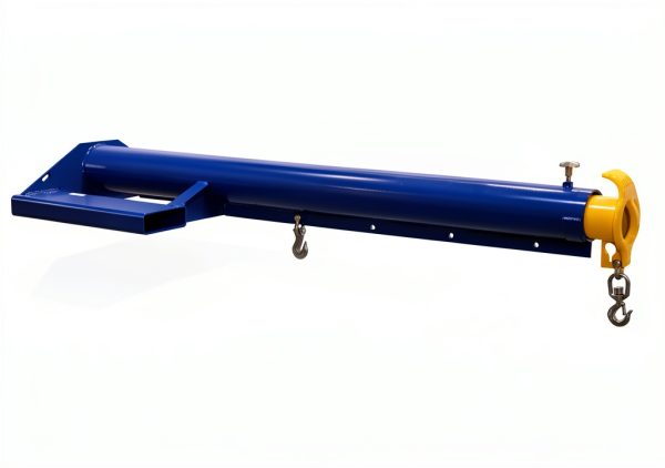 Vestil Steel Telescoping Lift Boom 36in Fork Pocket 4,000lb Blue-0