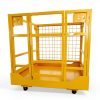 Forklift Safety Cage 43x45 Yellow 1400lb Capacity by GlowGenesis-1