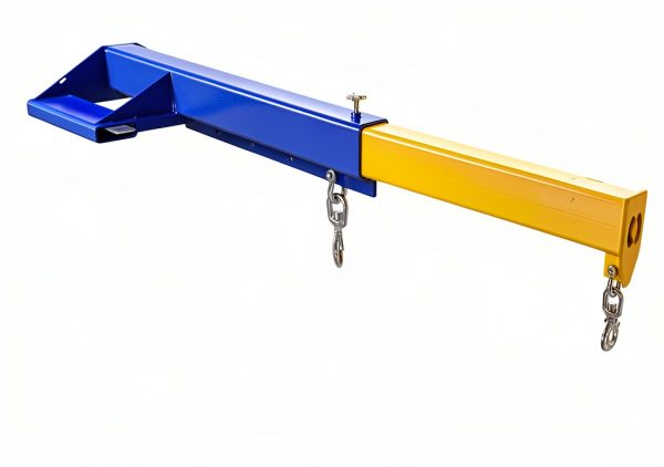 Vestil LM-EBT-8-24 Steel Telescoping Lift Boom Pocket 8,000lb Blue-1