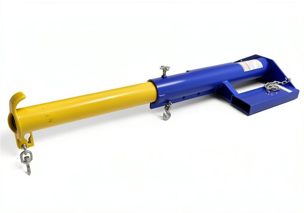 Steel Shorty Telescoping Lift Boom Vestil 24in Blue LMS-EBT-46-6-1