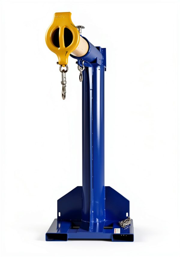 Vestil Steel High Rise Telescoping Boom 36in Fork Pocket 6000lb Blue-2