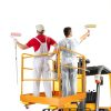 Forklift Safety Cage 36x36 Sidasu 1200lb Man Lift Basket with Wheels-1