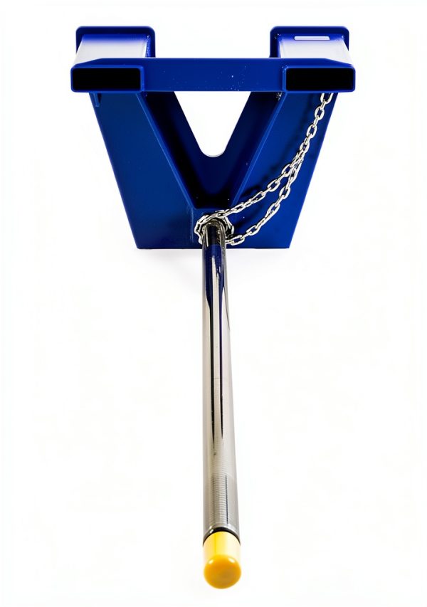 Vestil CRP-108 Fork Mounted Rug Ram Boom 2500 lb Blue Silver-2