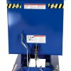 Vestil D-50-MD Steel Medium Duty Self Dumping Hopper 1/2 Cubic Yard 4000 Lb. Capacity Blue-3
