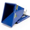 Vestil D-50-MD Steel Medium Duty Self Dumping Hopper 1/2 Cubic Yard 4000 Lb. Capacity Blue-4