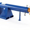 Vestil LM-1T-4-11 Steel Telescoping Lift Boom 11 In. Fork Pocket Center 4,000 Lb. Capacity Blue and Yellow-0