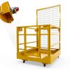 Forklift Safety Cage 43x45 Yellow 1400lb Capacity by GlowGenesis-6