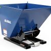 Global Industrial 2 Cu Yd Self Dumping Forklift Hopper Bump Release-0