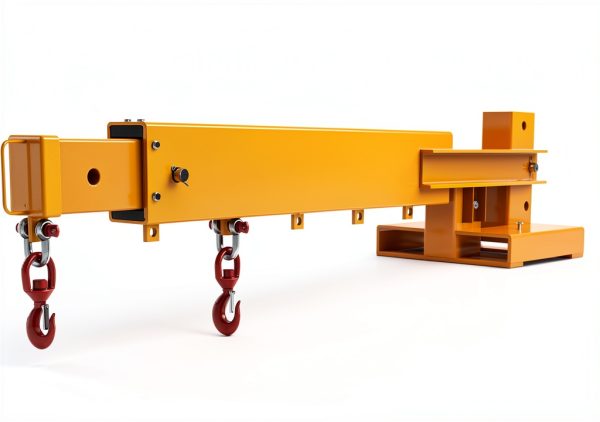 Forklift Crane 6000lb Capacity Jib Boom Yellow by YINTATECH-3
