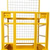 Forklift Safety Cage GarveeTech 1400lb Folding Platform Yellow-0
