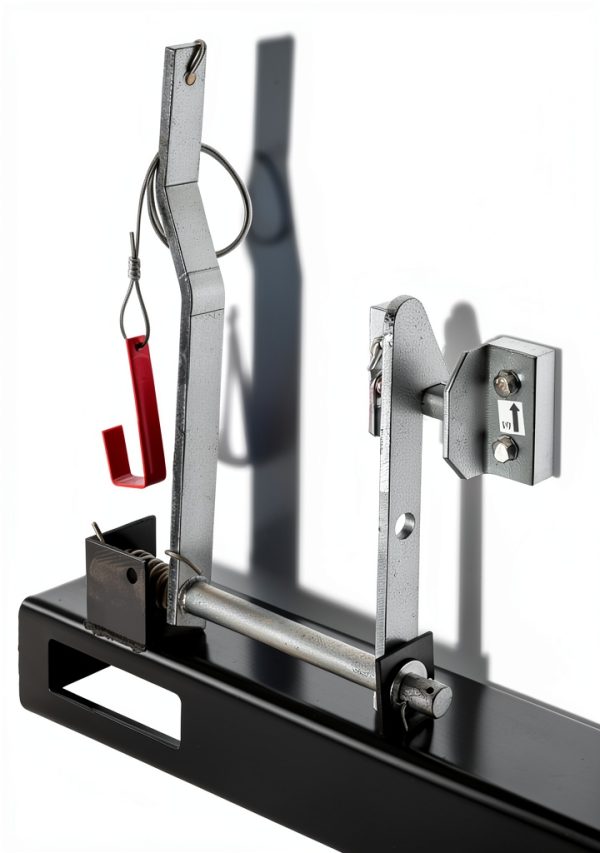 Low-Profile Self-Dumping Forklift Hopper Global Industrial 6000lb-5
