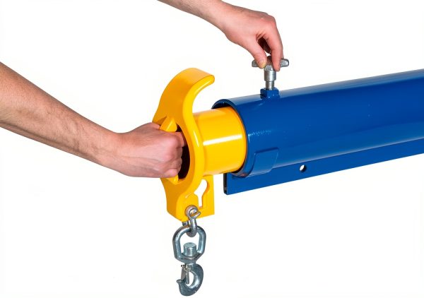 Forklift Telescoping Jib Crane Global 86‑1/4"-153‑3/4" 4000lb-2