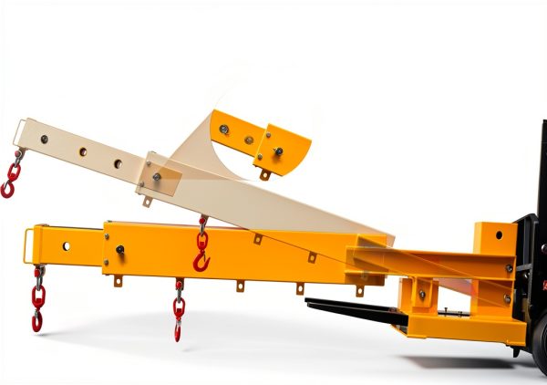 Forklift Crane 6000lb Capacity Jib Boom Yellow by YINTATECH-2