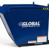 Low-Profile Self-Dumping Forklift Hopper Global Industrial 6000lb-4