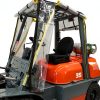 Full Forklift Cab Enclosure Vinyl by FEIMOSI Universal Fit Orange-1