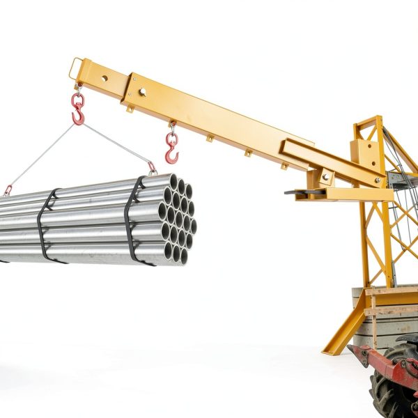 Forklift Crane 6000lb Capacity Jib Boom Yellow by YINTATECH-5