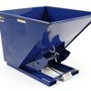Vestil D-200-HD Steel Heavy Duty Self Dump Hopper 2 cu yd 6000 lb Blue-0