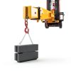 VEVOR Forklift Jib Boom Crane 6000lb with Dual Hooks and Boom-1