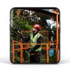45"x43" Forklift Safety Cage 1400LBS Capacity 4 Wheels Forklift Man Basket, Work Platform Forklift Aerial Platform 2 People Collapsible Lift Basket for Lifting Loader-6