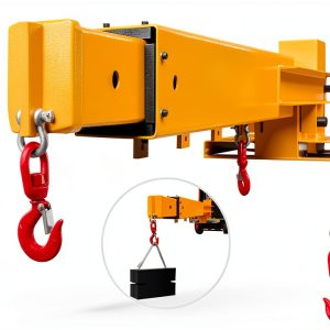 VEVOR Forklift Jib Boom Crane 6000lb with Dual Hooks and Boom-0