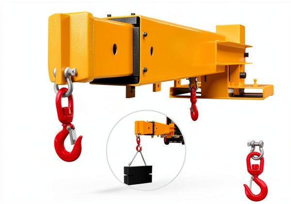 VEVOR Forklift Jib Boom Crane 6000lb with Dual Hooks and Boom-0