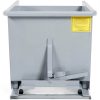 Global Industrial Forklift Hopper 2 Cu Yd Gray Duty Dumping-2