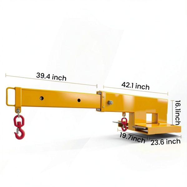 Forklift Jib Boom Crane 5500lb Capacity GAMINA KAVISI Forklift Boom-1